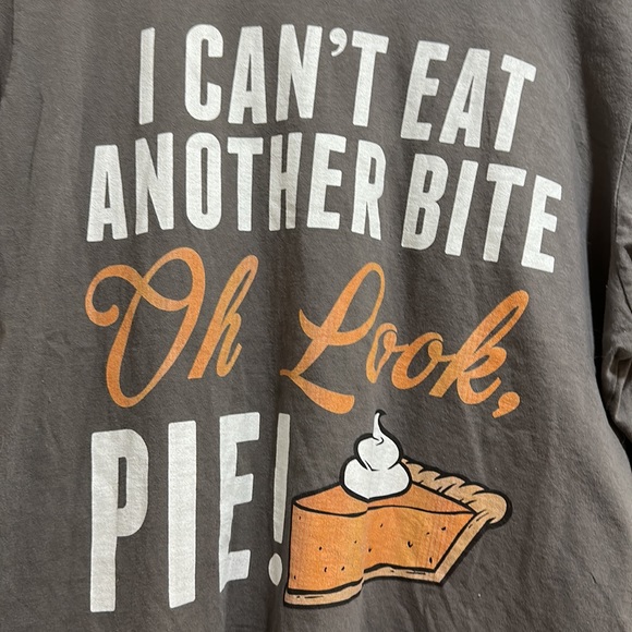 Cute Fun Thanksgiving Short Sleeve Top in XXL - Picture 2 of 4